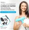 Mini Hair Dryer with Diffuser for Curly Hair   Ultra-Fast Drying &amp; Quiet Hair Dryer   Professional Blow Dryer with 20x Faster Brushless Motor   Small Hair Dryer with Reverse Auto-Clean by SKYPRO