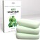 Hypoallergenic Kids Soap Bar 3-Pack - Organic &amp; Gentle Chamomile Body Wash for Children - Natural Ingredients, Fun Bath Time
