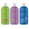 Bundle of ATTITUDE 3 Bubble Wash for Kids, Hair Shampoo and Body Soap, EWG Verified, Plant- and Mineral-Based, Vegan, 16 Fl Oz, Blueberry + Watermelon &amp; Coco + Vanilla &amp; Pear