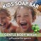 Hypoallergenic Kids Soap Bar 9 Bars - Organic &amp; Gentle Chamomile Body Wash for Children - Natural Ingredients, Fun Bath Time   Value pack