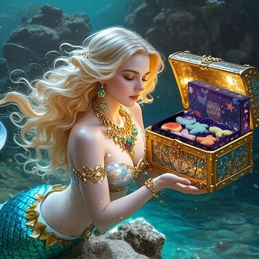 Bath Bombs for Kids, Magical Mermaid Bath Bomb Gifts for Kids &ndash; Bath Bombs for Girls and Boys