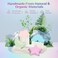 Rainbow Bath Bombs for Kids - 6 Pcs Handmade Natural Kids Bath Bombs Bubble Bath, Stocking Stuffers for Kids, Christmas Gifts for Kids Women