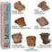 Brow Tint with Microfibers - 4-in-1 Tinted Eyebrow Gel to Groom, Hold, Sculpt &amp; Color Your Brows, Covers Gray Hair - Water Resistant, Clump-Free, Long Lasting (Cool Brunette) by Mommy Makeup