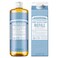 Dr. Bronner&rsquo;s Pure-Castile Liquid Soap Bottle &amp; Refill Carton - Made with Regenerative Organic Certified Oils, 82% Less Plastic-18-in-1 Uses for Face, Body Wash, Hand Soap Refill- Baby Unscented,32 oz