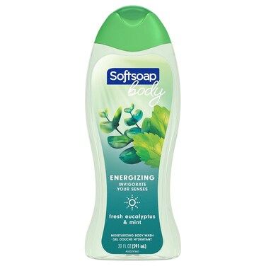 Softsoap Eucalyptus &amp; Mint, Moisturizing Body Wash, 591 ml