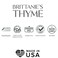 Brittanie's Thyme Organic Natural Hand Soap - Castile Soap Made Olive Oil And Natural Luxurious Essential Oils. Vegan &amp; Gluten Free (Rosemary/Lavender/Frankincense)