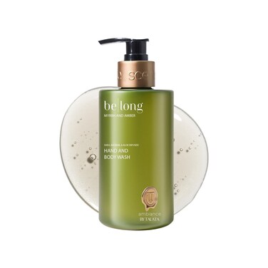 Hand &amp; Body Wash - Shea, Baobab &amp; Aloe Infused - BE-LONG (Myrrh &amp; Amber)