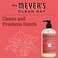 MRS. MEYER'S CLEAN DAY Hand Soap, Made with Essential Oils, Biodegradable Formula, Rhubarb, 12.5 fl. oz (Pack of 3)