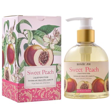 Liquid Hand Soap with Gift Box - Sweet Peach - 260ml/ 8.7 fl.oz