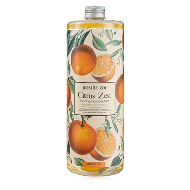 Foaming Hand Soap Refill, Citrus, Gentle &amp; Moisturizing Formula, 1 L/ 33.8 FL OZ