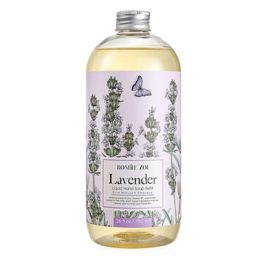 Liquid Hand Soap Refill, Lavender, Gentle &amp; Moisturizing Formula, 750 ML/ 26 FL OZ