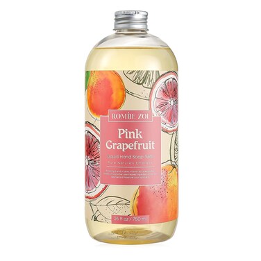 Liquid Hand Soap Refill, Pink Grapefruit, Gentle &amp; Moisturizing Formula, 750 ML/ 26 FL OZ
