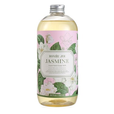 Liquid Hand Soap Refill, Jasmine, Gentle &amp; Moisturizing Formula, 750 ML/ 26 FLOZ