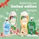 Softsoap Limited Edition Liquid Holiday Hand Soap and Moisturizing Body Wash Bundle, Including Peppermint and Pine Liquid Hand Soaps, Vanilla and Peppermint Body Washes, 4 Piece Gift Set