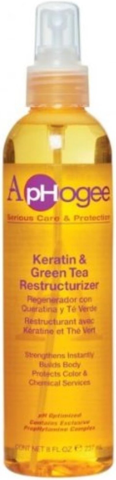 Aphogee Keratin &amp; Green Tea Restructurizer, 8 oz (Pack of 4)