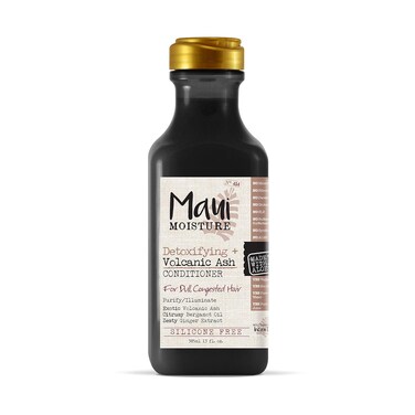 Maui Moisture Moisture Detoxifying + Volcanic Ash Conditioner - black , 13 Fl Oz