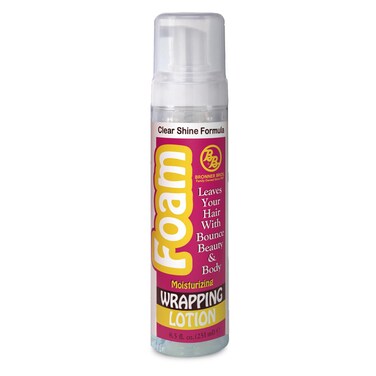 Bronner Brothers Foam Moisturizing Wrapping Lotion, 8.5 oz (Pack of 2)