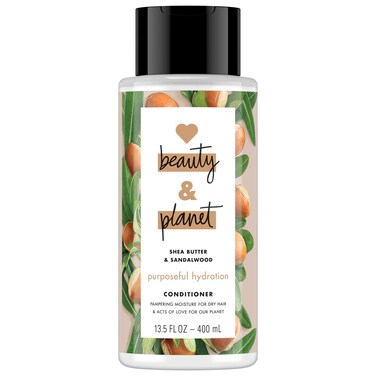 Love Beauty and Planet Purposeful Hydration Shea Butter &amp; Sandalwood Cleansing Conditioner, 13.5 oz