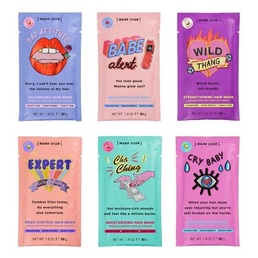 MANE CLUB Variety Pack Deep Conditioner, cruelty free, vegan, no sulfates or parabens &mdash; Pack of 6