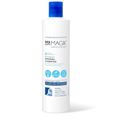 Mineral Shampoo 10.14fl oz - Sulfate Free Shampoo with Organic Seaweed/ 100% Vegan/ Sustainable Packaging