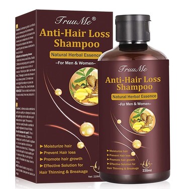 TruuMe Hair Growth Shampoo, Anti Hair Loss Shampoo, Helps Stop Hair Loss, Regrowth Shampoo for Men &amp; Women, 220mL