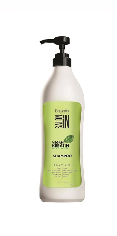 RECAMIER PROFESSIONAL SALON IN Vegan Keratin &amp; Collagen Hair Shampoo 33.8 fl.oz.