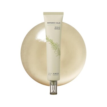 AMOS PROFESSIONAL Botanic Calm Scalp Serum l Vegan Scalp &amp; Hair Strengthening Treatment with Rosemary and Biotin for All Hair Types, 2.7 fl.oz