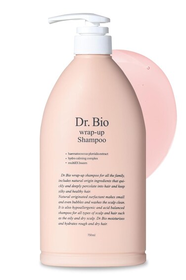 Wrap-Up Shampoo, Hydrating and Soothing Hair Shampoo with Probiotcs and Cica, Hair and Scalp Care for Sensitive Scalp, Smooth and Shiny Hair, Vegan, Silicone &amp; Paraben Free, Korean Hair Care