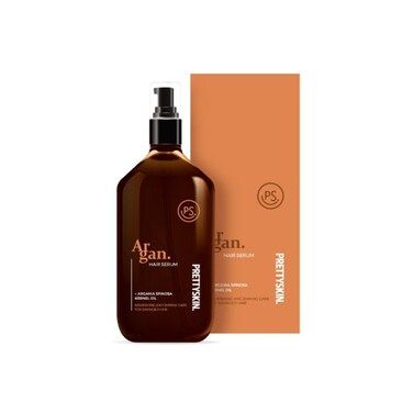 PS.PRETTYSKIN Argan Oil Serum for Hair 3.38fl.oz. Nourishing and Shining Care For Damaged Hair-for Smooth and Shiny Hair, Floral Fragrance