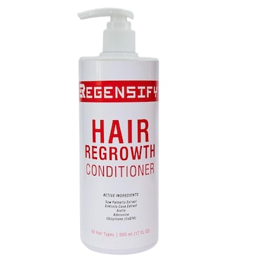 REGENSIFY Hair Regrowth Conditioner 500 ml (17 FL Oz) [Adenosine and Coenzyme Q10 Conditioner with Biotin &amp; DHT Blockers]