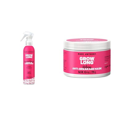 Marc Anthony Leave-In Conditioner Spray &amp; Detangler, Grow Long Biotin &amp; Grow Long Hair Mask, for Dry Damaged Hair, 10 Ounce