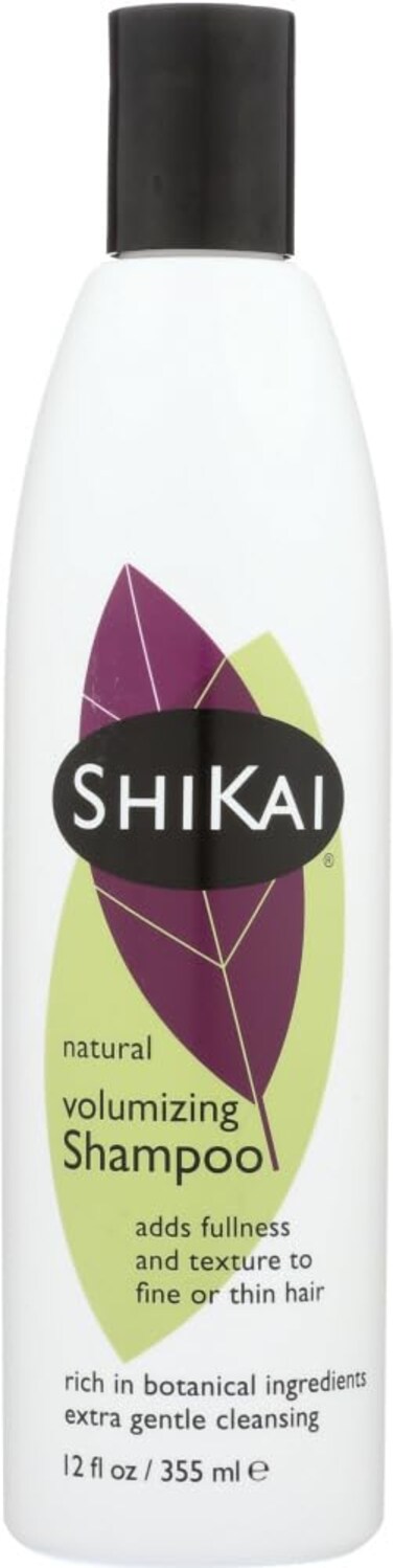 Shikai Natural Volumizing Shampoo to Add Fullness &amp; Texture - 12 Ounces (Pack of 2)