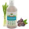 Hydrating Natural Conditioner - Lemongrass Moisturizing Organic Sulfate Free Conditioner - Raw Wildcrafted Probiotic Hypoallergenic Cleansing Conditioning Wash for All Hair - 9 Oz