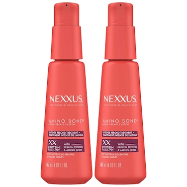 Nexxus Intense Bonding Treatment Amino Bond for Stronger, More Damage-Resistant Hair, with Amino Acids &amp; Keratin Protein, 5 oz (Pack of 2)