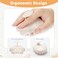 FREATECH Scalp Massager Shampoo Brush with Soft Silicone Bristles for Hair Growth and Scalp Care, Shower Hair Brush Head Massager Scalp Scrubber Exfoliator for Dandruff, Men Women Kids, Beige