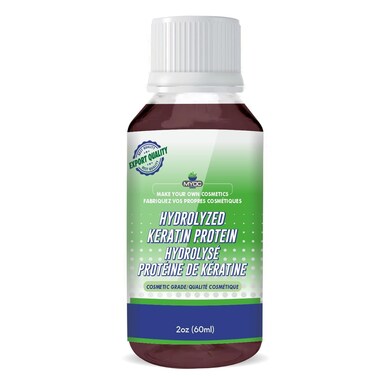 HYDROLYZED KERATIN PROTEIN Liquid - 60 ml   For Hairs   2 FL Oz   DIY Ingredient   Hair Strengthens &amp; Protects &ndash; Reduces Damage &ndash; Fight Fizz &ndash; Softens &ndash; Moisturizes &ndash; Increases Density