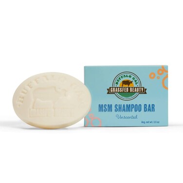 Grassfed Beauty MSM Shampoo Bar (Unscented)