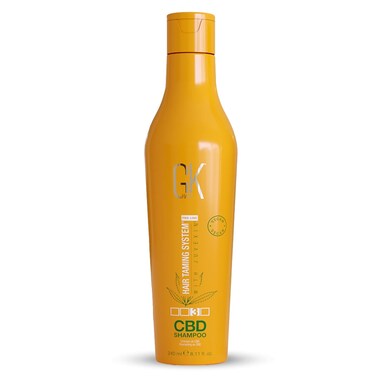 GK HAIR Global Keratin Hemp Shampoo (8.11 Fl Oz/240ml) Hydrating Strengthening Color Treated Damaged Hair Provides Nourishing &amp; Shine Infused with Vegan Sulfate Paraben Free