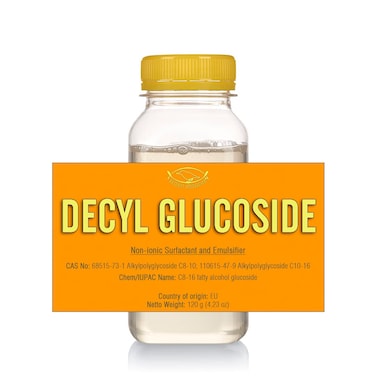 DECYL GLUCOSIDE - Gel - for Homemade Cosmetics, Skin Care, Shower Gels, Foaming, Body Soap, Shampoos, Face Cleansers - 4.23 oz