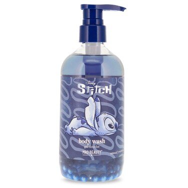 MAD Beauty Disney Stitch Denim Pearl Shower Gel   Blueberry Scent   Cruelty-Free   Skincare Gift for Women, Adults, and Kids