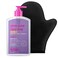 b.tan Insanely Dark Clear Self Tanning Gel with Mitt Kit   Glow Your Own Way Next Level Bundle - Quick Express Tanner for Face and Body with Applicator, Transfer-Proof, No Fake Tan Smell, 16 Fl Oz