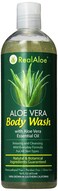 Real Aloe Body Wash with Aloe Vera Essential Oil, 16 Oz