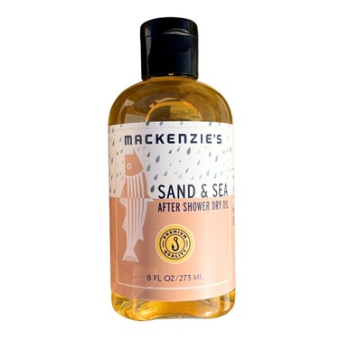 MACKENZIE'S Sand &amp; Sea After Shower Dry Oil - Gifts for Women - Gifts for Men - Sea Salt, Citrus &amp; Ozone - Fast Absorbing - Plant Based - Moisturizing - 8 oz