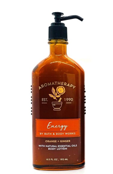 Bath &amp; Body Works Aromatherapy Energy - Orange + Ginger Body Lotion, 6.5 Fl Oz