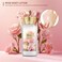 Bath and Body Gift Set for Women &amp; Girls, Rose 4PCS Set for - Shower Gel, Body Lotion, Body Mist, Exfoliating Scrub, Personal Portable Body Care Travel Set