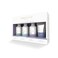 THEORIE PURE Travel Size Toiletries Set - Hypoallergenic Shampoo, Conditioner, Body Wash &amp; Face Scrub - Fragrance-Free, No Sulfates or Parabens - Clean Beauty Essentials for Hair &amp; Skin