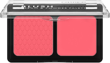 Catrice   Blush Affair Cream &amp; Powder Palette   Highly Pigmented Radiant Cream &amp; Soft Matte Powder   Vegan &amp; Cruelty Free (010 Stunning Strawberry)