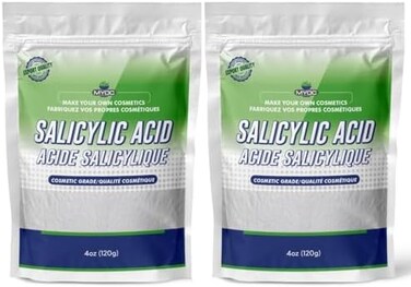 salicylic Acid Powder   Pure Original Ingredients with no adulterants, Cosmetic Grade for DIY Skincare &amp; Industrial use-120gm (Pack of 2)