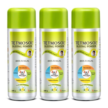 Tetmosol Dusting Powder Pack of 3 (3x100gms)