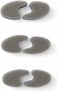 Medline Foam Toe Separators, Size Medium, Pack of 6